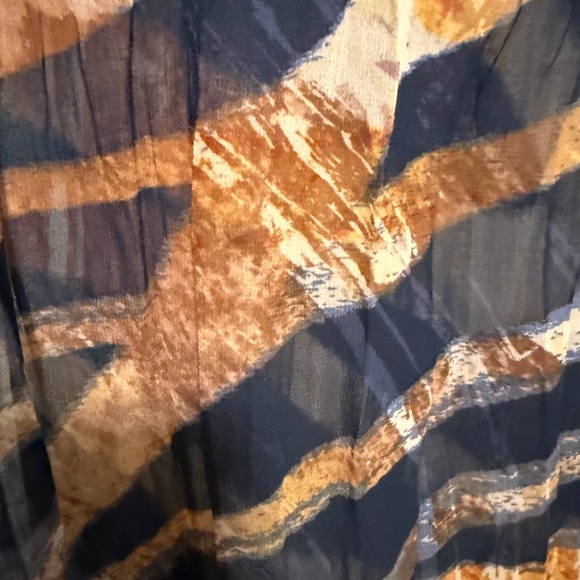 NWT Selection by Ulla Popken Sheer Print Tunic Blouse Plus Size 36/38 - Picture 5 of 14